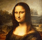 Mona Lisa grin gif avatar