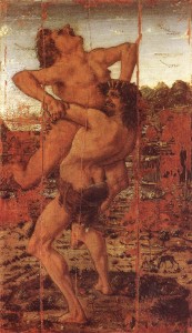 Pollaiuolo_Hercules_and_Antaeus_1478