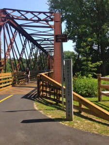 Rail trail over the Connecticut River